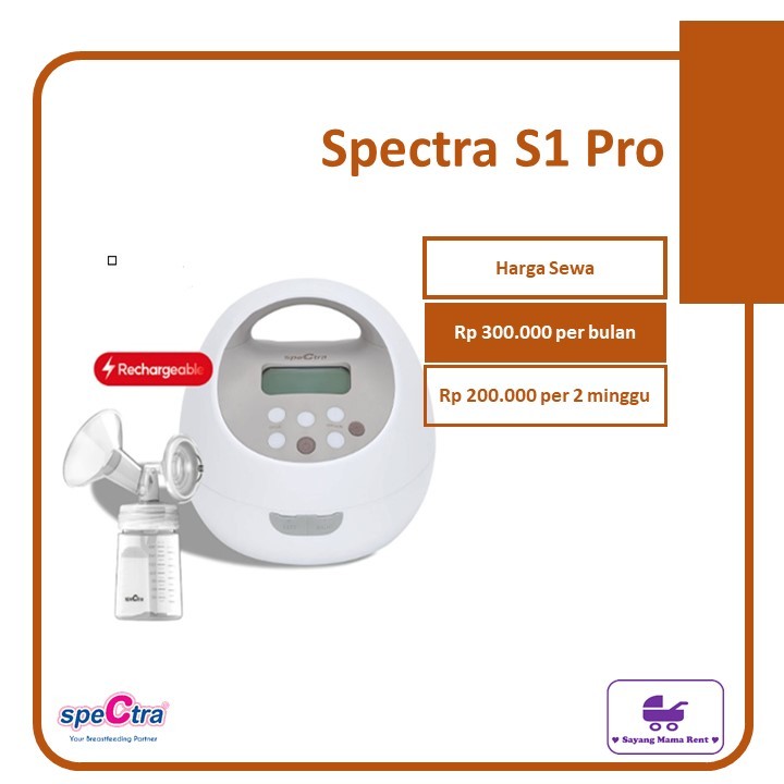 SEWA SPECTRA S1+ PRO/ S1 PLUS PRO, SEWA POMPA ASI SPECTRA S1+ S1 PLUS PRO, SEWA POMPA SPECTRA S1+ PR