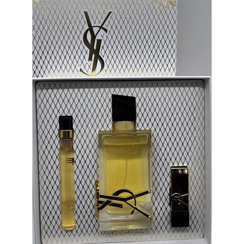 ysl libre set parfum 90 ml 10 ml dan lipstik