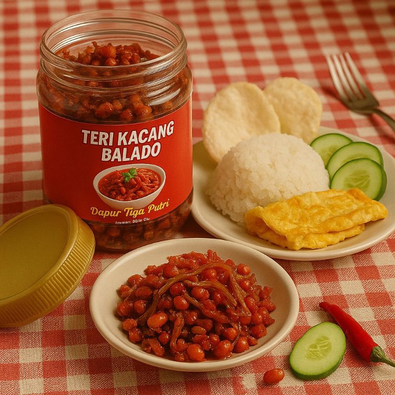 

SAMBAL TERI BALADO NIKMAT
