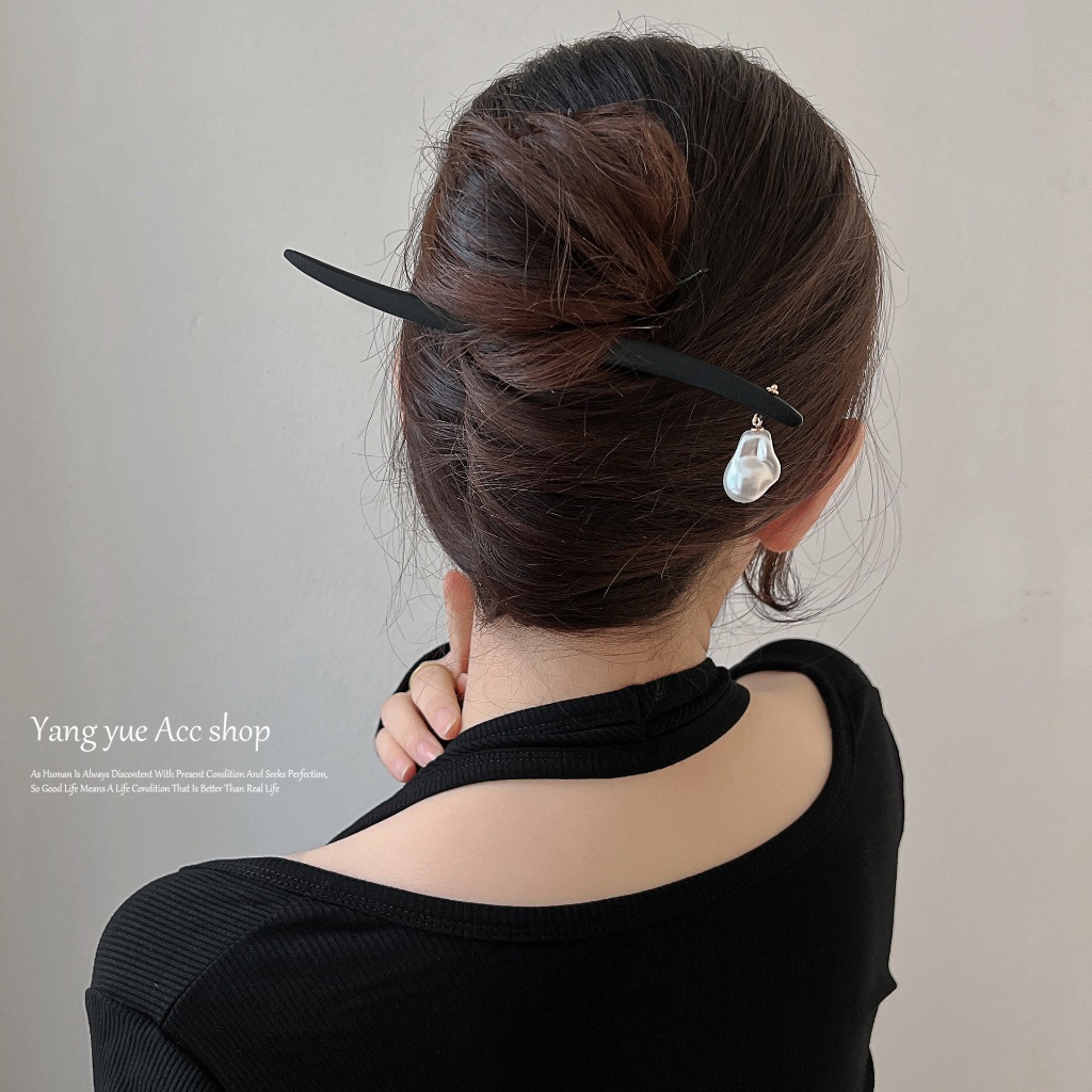 FLOWER CHINESE HAIR BUN STICK BUNGA TUSUK KONDE STIK BESI SANGGUL RAMBUT KOREAN METAL ANCIENT STYLE 