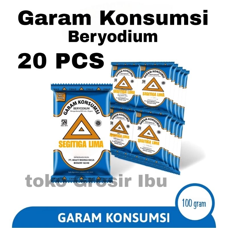 

Garam Masak Beryodium 100gram