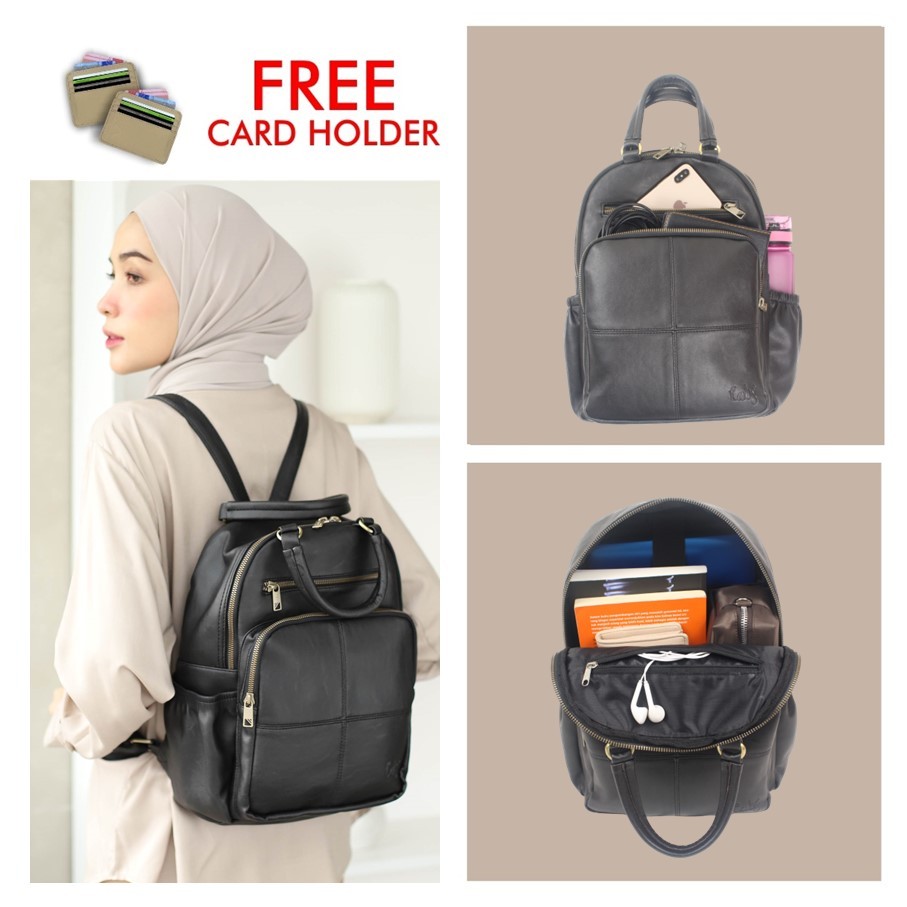 CABS POCKET - Tas Ransel Laptop Kerja Wanita Elegan Terbaru Kekinian - Backpack Felicia