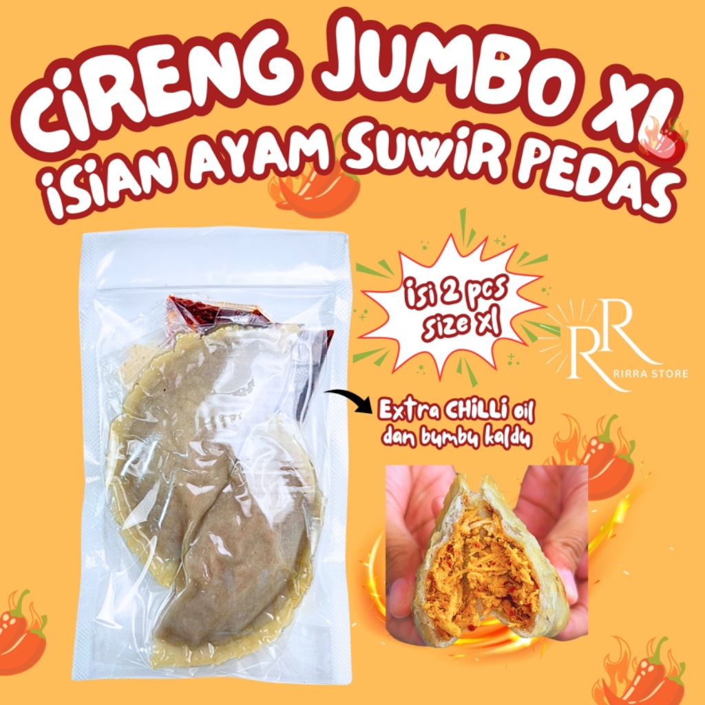

CIRENG AYAM PEDAS JUMBO UKURAN XL - ISI 2