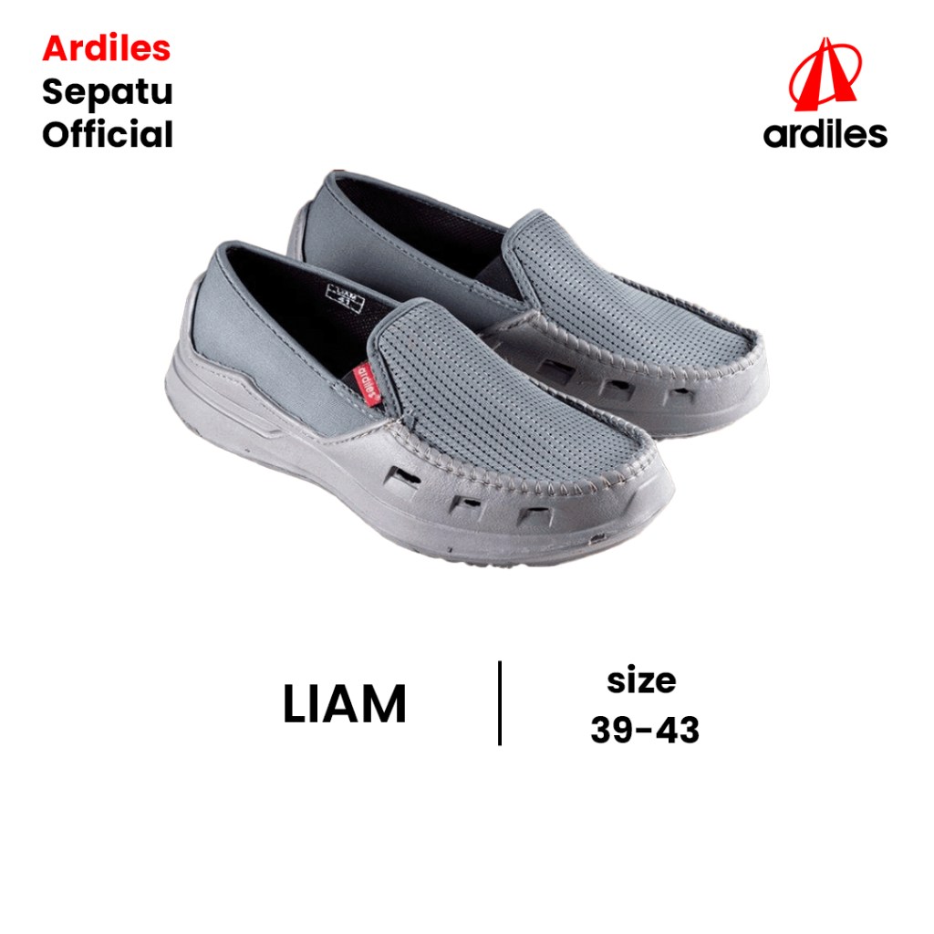 Obral Sepatu LIAM Original Ardiles Premium Slip on Pria Terbaru Bahan Eva Phylon Premium