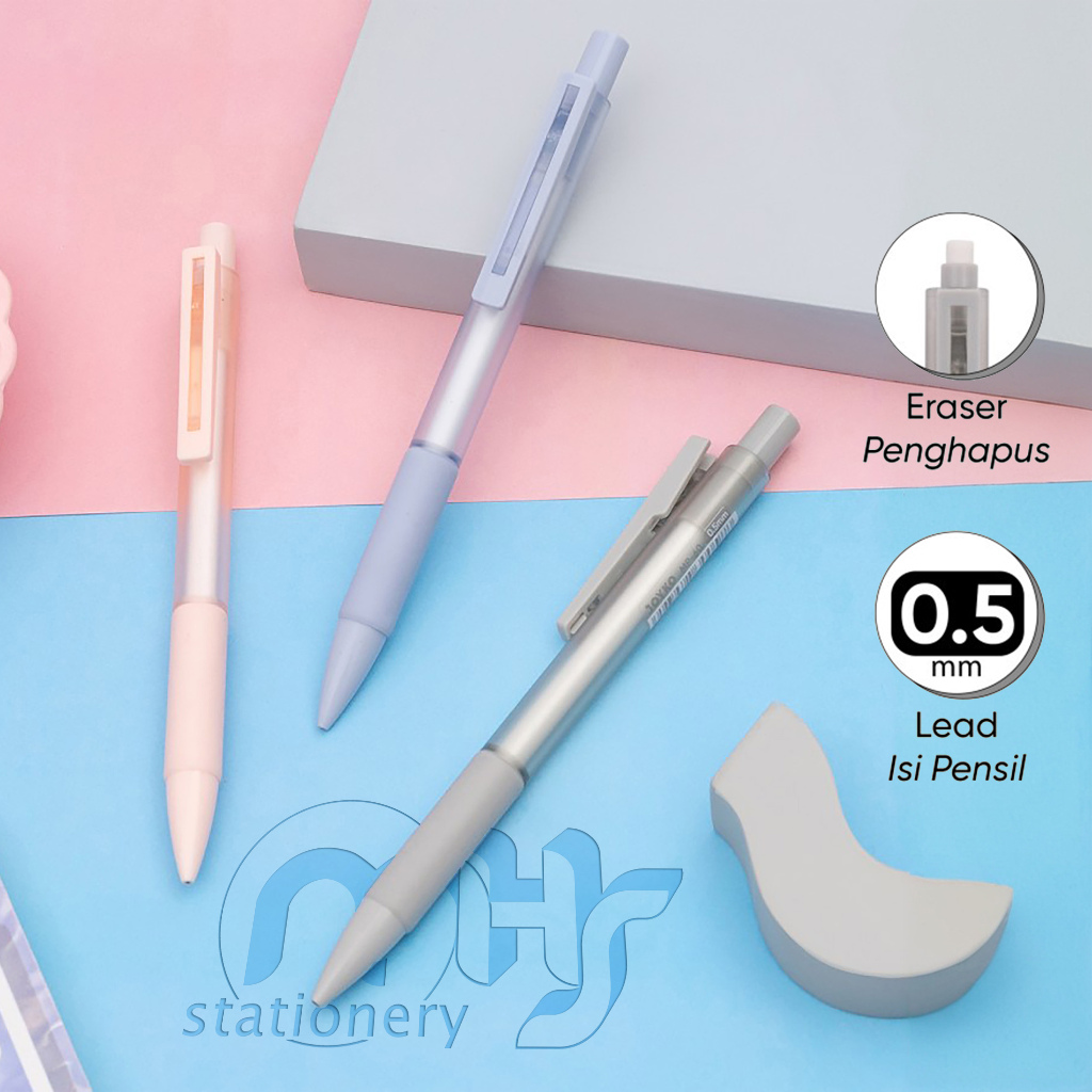 

Mechanical Pencil Pensil Mekanik Joyko MP-60 0.5 mm kecil