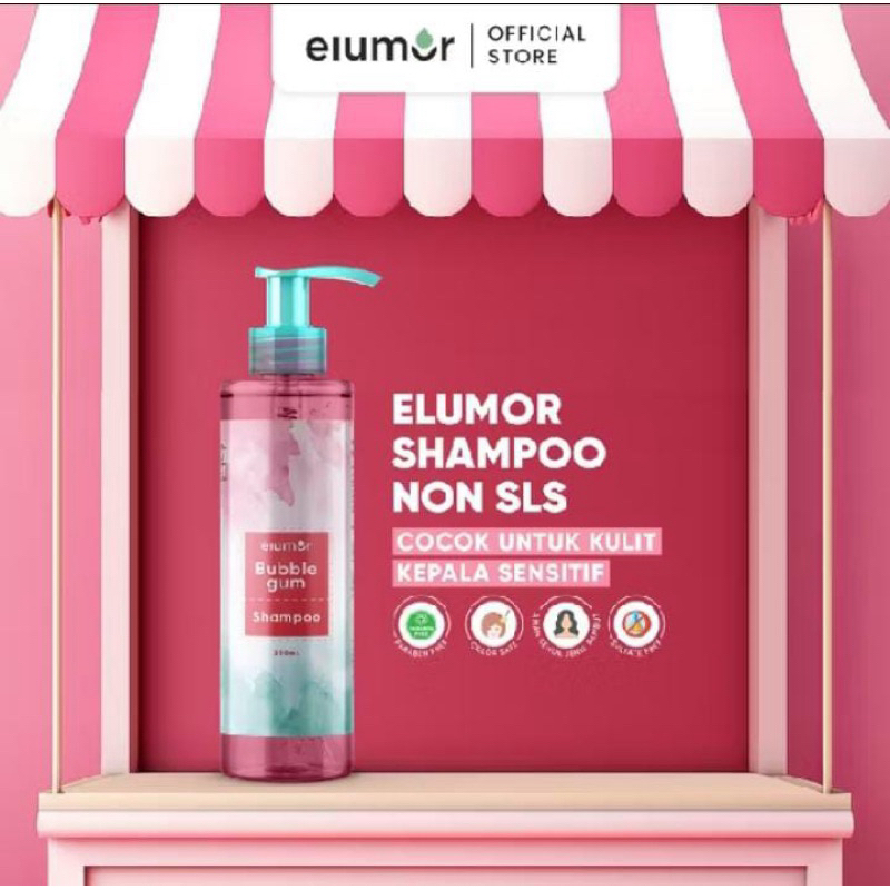 elumor bubble gum shampo 200ml