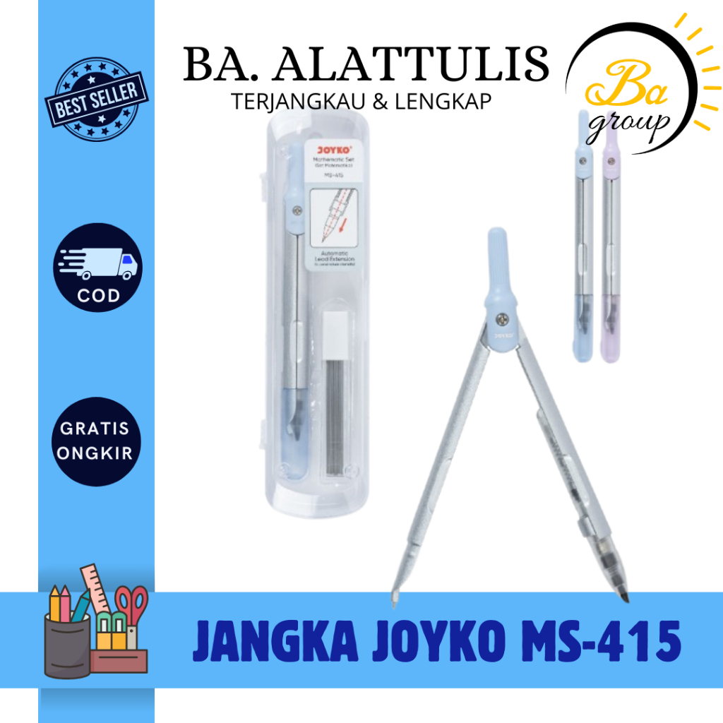 

Math Set Jangka Matematika Joyko MS-415 - BA.ALATTULIS