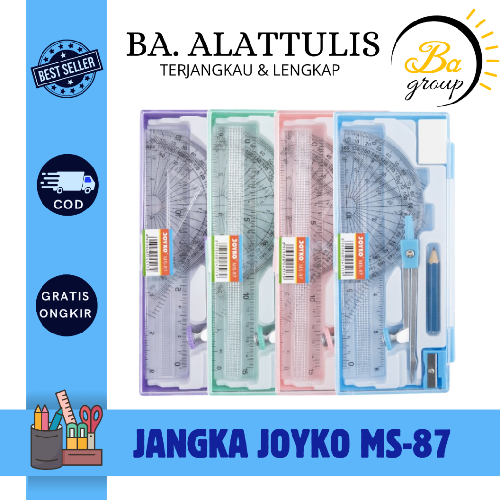 

Math Set Jangka Joyko MS-87 - BA.ALATTULIS
