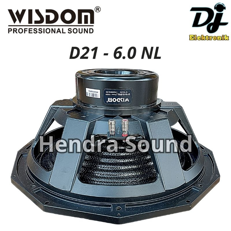 WISDOM ● D21-6.0NL / D 21 6,0 NL - Speaker Komponen (21 inch) NEO