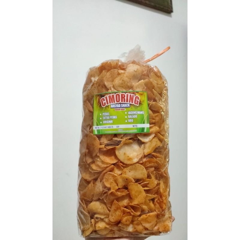 

CIMORING(CIMOLKERING)1KG/KHUSUSRESELLER/SNACK/KERIPIK