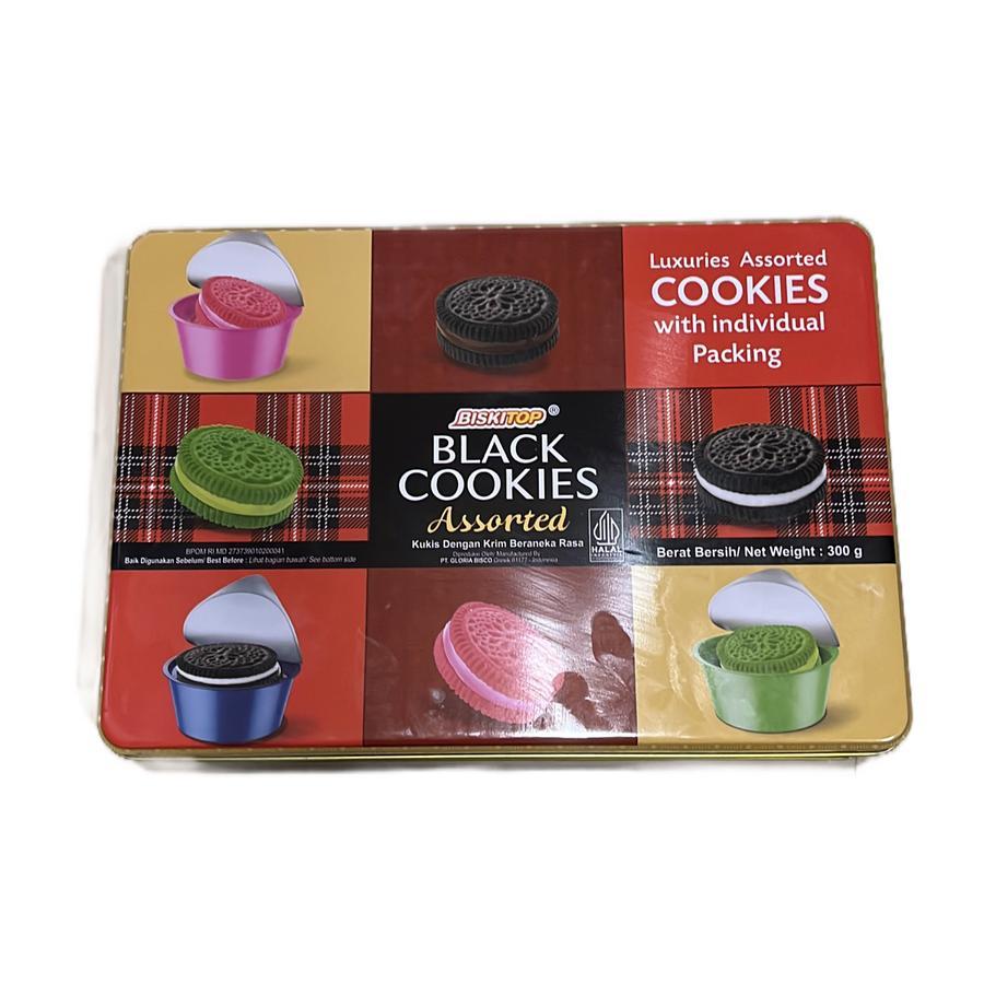 

biskitop black cookies assorted 300gr