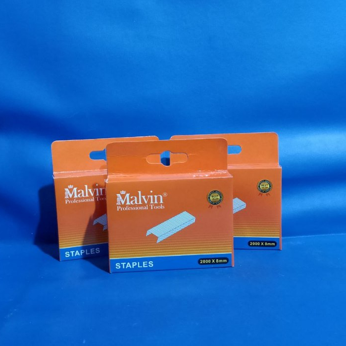 

Isi Refill Straples Strapler Jekrekan Hekter 2000 x 8mm MALVIN