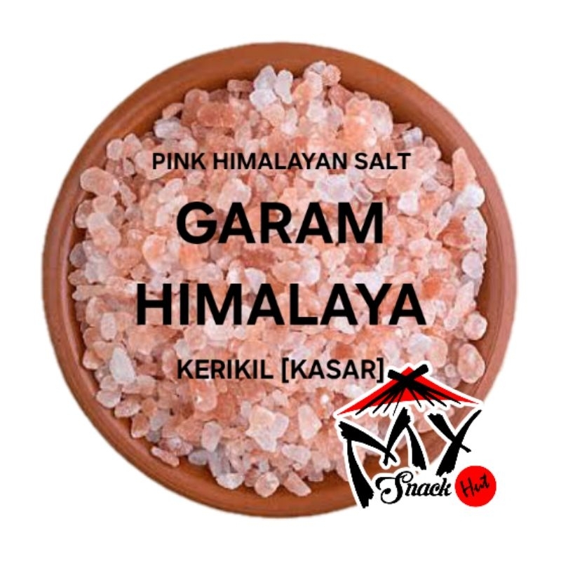 

GARAM HIMALAYA PINK 250GR HIMALAYAN COARSE KERIKIL SALT HALIT KHEWRA KRISTAL GROUND HALUS MERAH MUDA