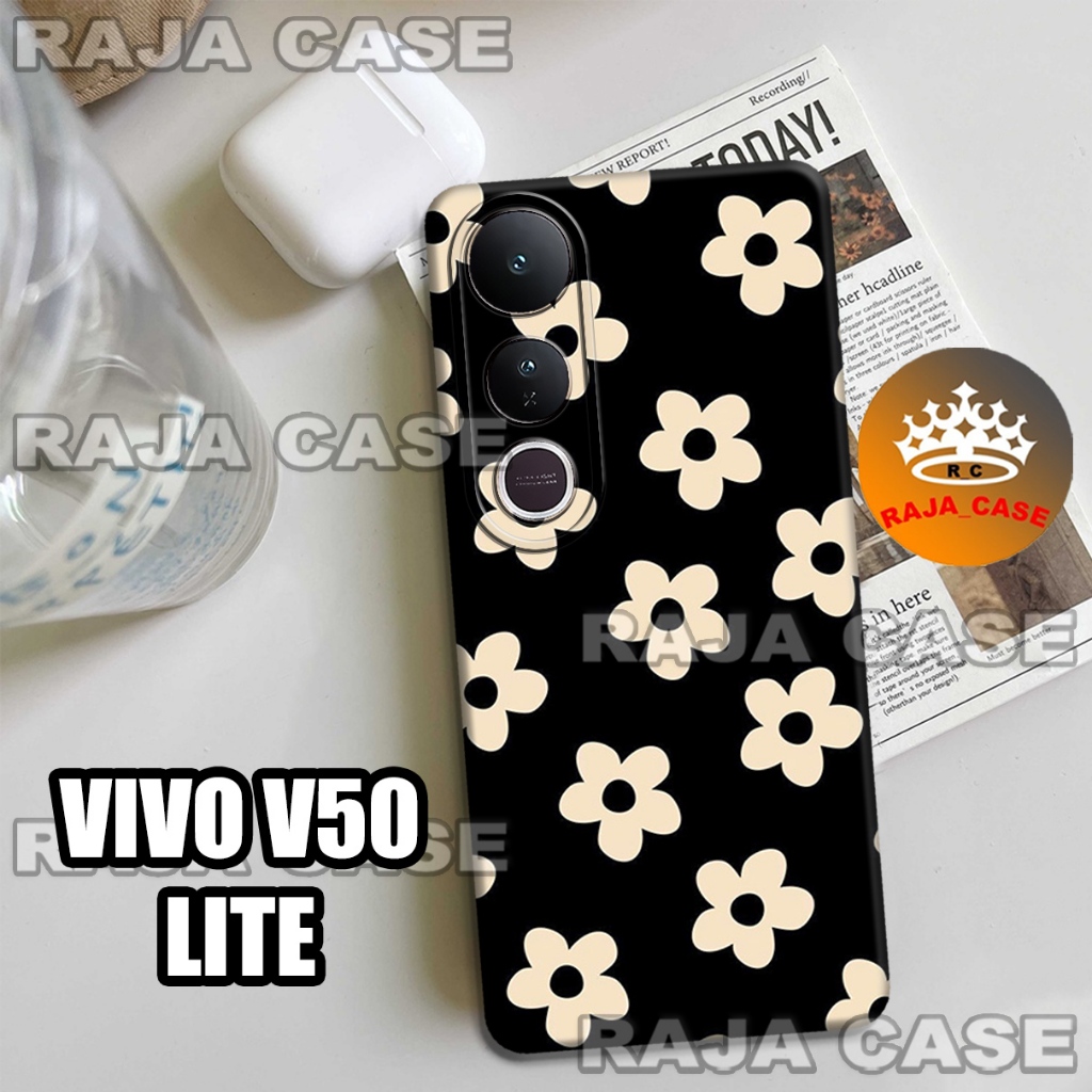Rc22/Softase karet VIVO V50 LITE - Motif Cewek - Case Hp VIVO V50 LITE - Casing VIVO V50 LITE  - Sil