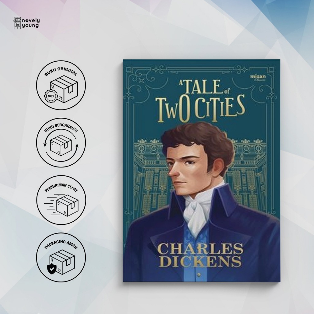 Novel A Tale Of Two Cities - Charles Dickens - Mizan - Gratis Biaya Packing