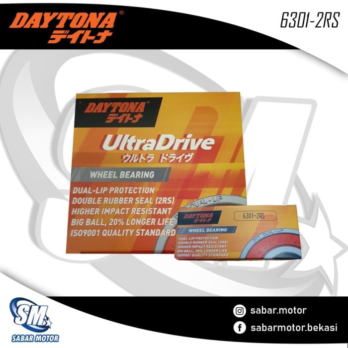 Wheel Bearing Bantalan Laher Daytona 6301