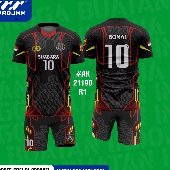 PROJMX - KAOS JERSEY SETELAN MILITER FULL PRINTING ( BISA CUSTOM)
