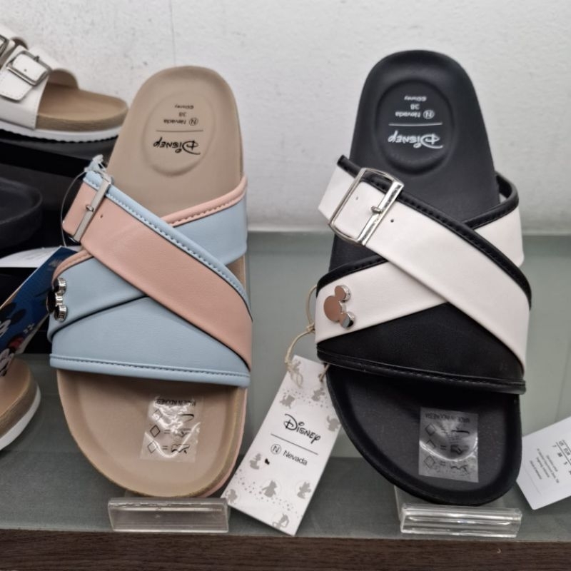 PROMO Sandal Disney X Nevada Wanita Slip on Flat Original