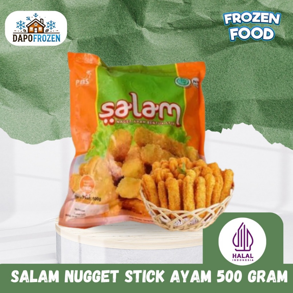 

Salam Nugget Ayam Stick 500 Gram - Frozen Food
