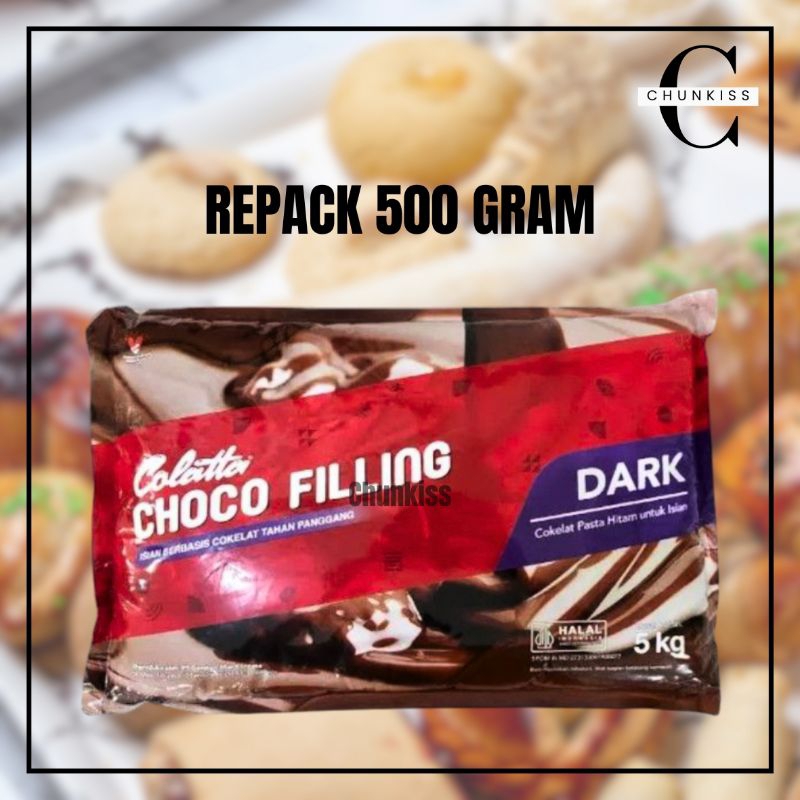 

500 GRAM - FILLING ISIAN COKLAT COLATTA - KEMASAN REPACK