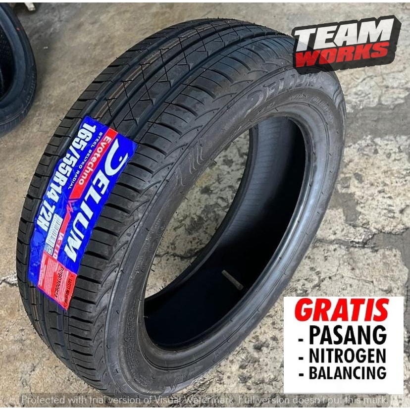 BAN MOBIL TUBLES RING14 DELIUM TYPE evotechno UKURAN 165/55 R14 BAN RADIAL