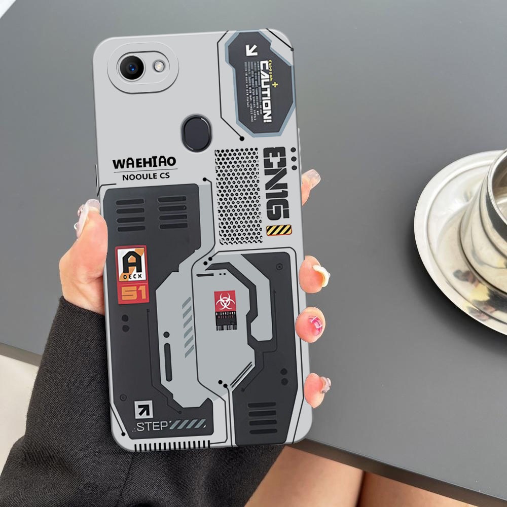 [BC01] Case Untuk Oppo F7 - Motif Mesin CPU Cyberpunk - Softcase Pro Camera, Casing HP, Pelindung HP
