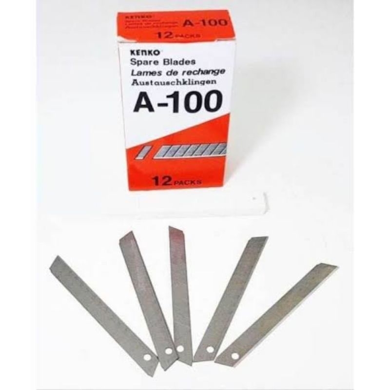 

Refill Cutter Kecil Kenko A100 Isi Mata Cutter Kecil 1 Tube Isi 5 Mata Pisau