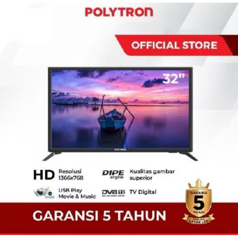 POLYTRON LED TV 32 IN DIGITAL