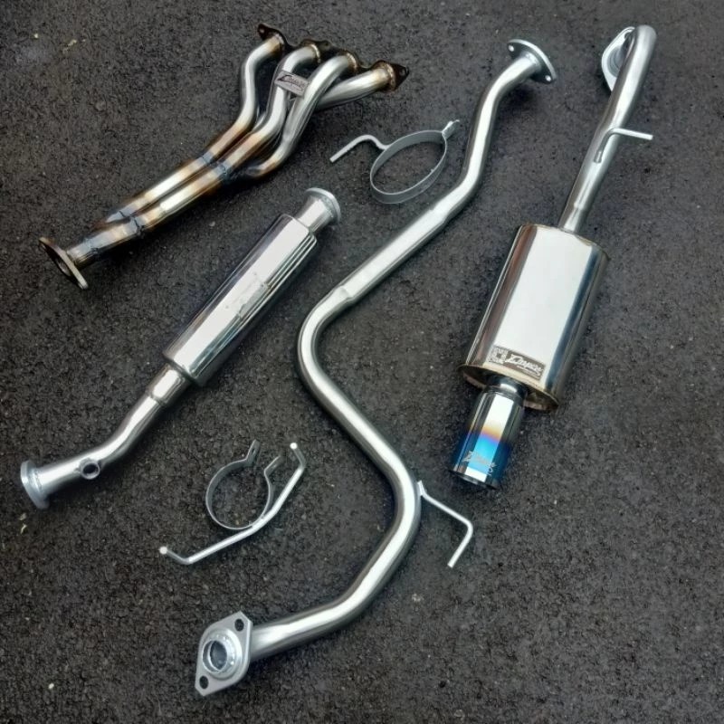 Knalpot Mobil Racing Toyota Yaris Bakapo Fullsystem