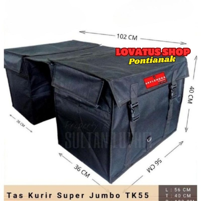 Tas Kurir Motor JUMBO Tas Obrok Pos Kurir Keranjang Motor