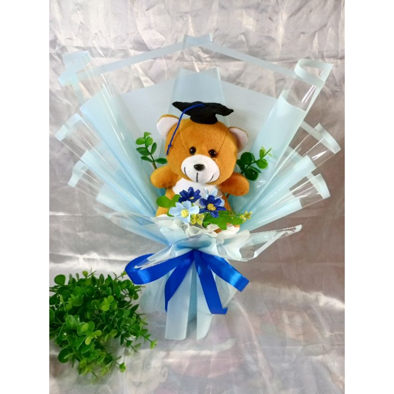BUKET BONEKA WISUDA KECIL