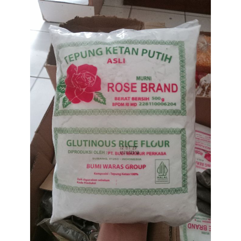 

Tepung Ketan Rose Brand 500 g