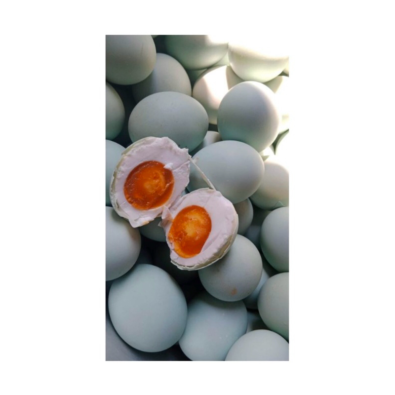 

telur asin bebek tambak aluh aluh