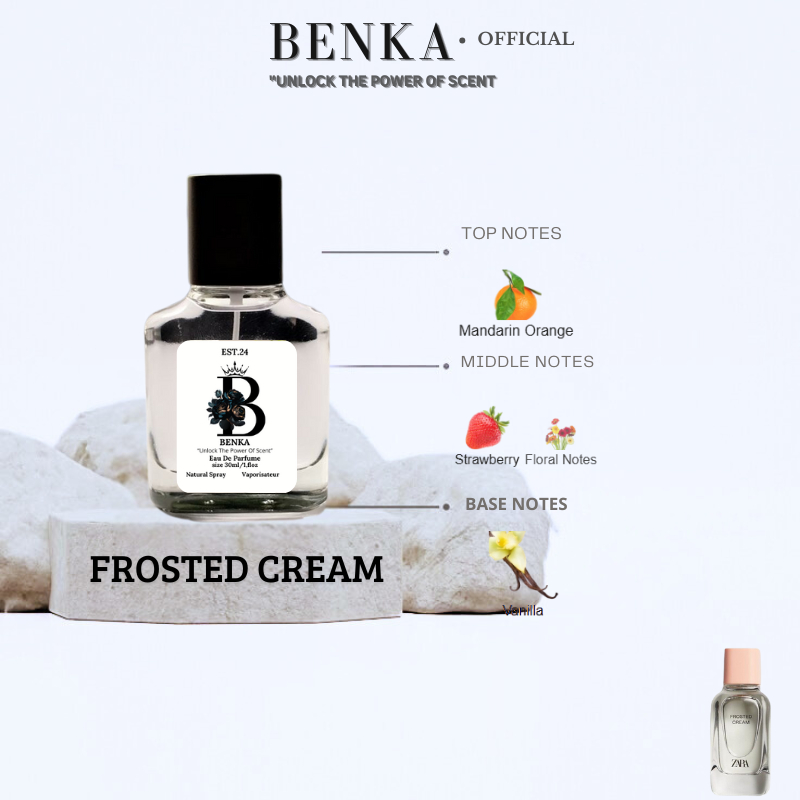 Parfum Zara Frosted Cream | Eau De Parfume limitid edittion Inspired by BENKA - Parfum for Unisex