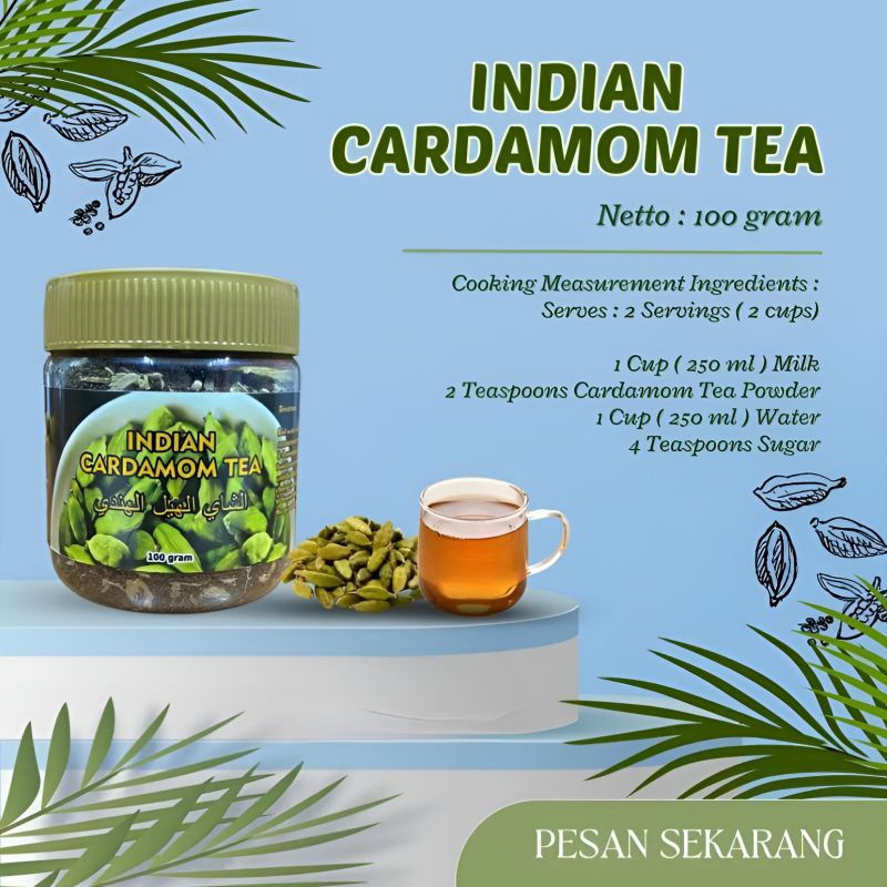 

Teh Indian Kapulaga Cardamom Tea 100g