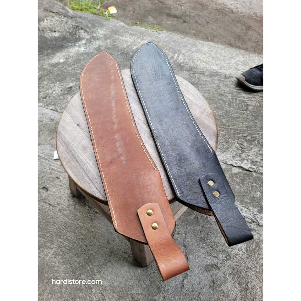 ID SARUNG KULIT ASLI UNTUK PISAU SEMBELIH BULLNOSE 31 CM VICTORINOX (5.7403.31) DAN TRAMONTINA