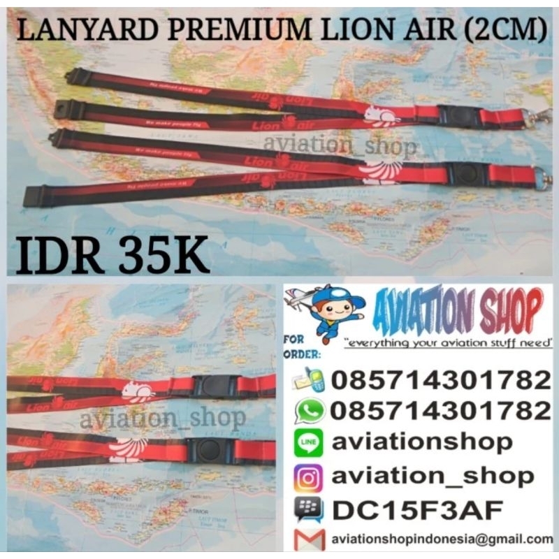

LANYARD GANTUNGAN ID PREMIUM LION AIR