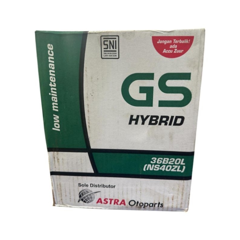 AKI MOBIL / NS40ZL / GS ASTRA / AKI BASAH / HYBRID / 32B20L / AGYA,CALYA,RAIZE,AYLA,SIGRA,ROCKY,KARI