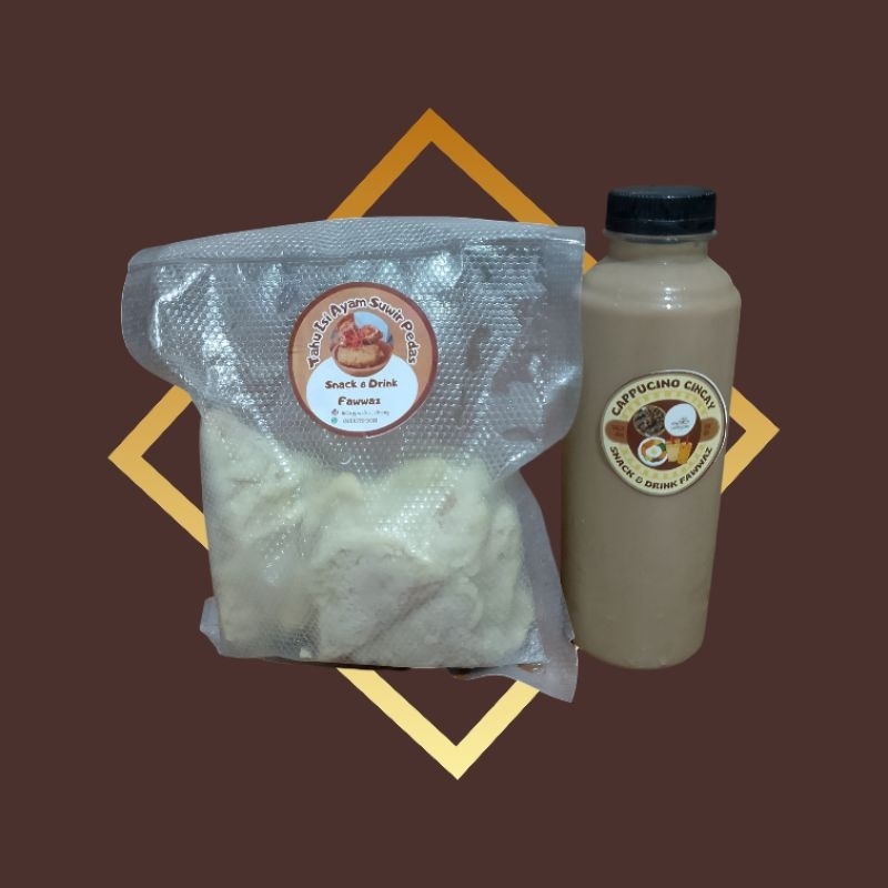 

TAHU ISI AYAM SUWIR + CAPPUCINO