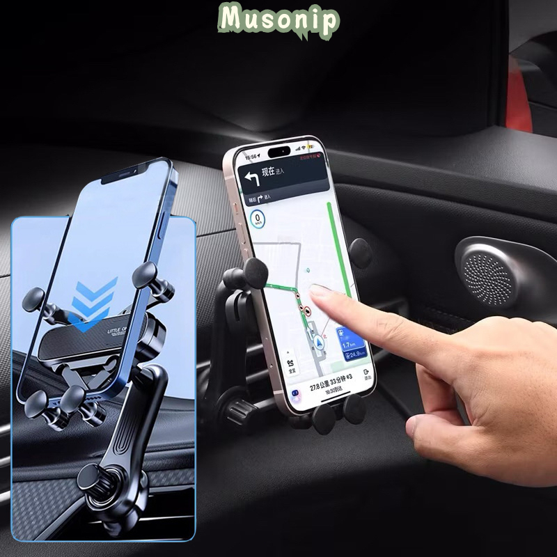 Rotasi 360° Holder HP di Mobil Ventilasi Ac Mobil Holder Mobil Di Ac/Ac Mobil Stand Handphone