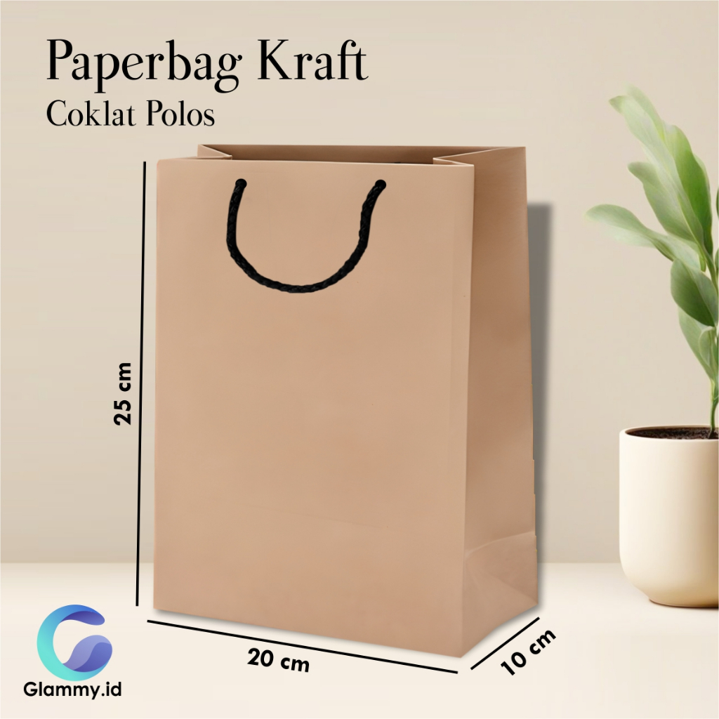 

PAPER BAG POLOS COKLAT HITAM PUTIH 7 UKURAN – AESTHETIC SOUVENIR, KADO, HAJATAN & NIKAHAN – REDY
