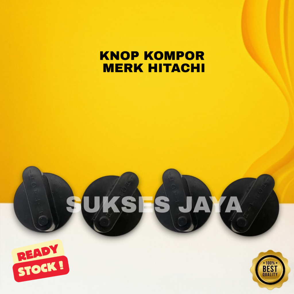 KNOP KOMPOR GAS HITACHI / TOMBOL PUTARAN KOMPOR HITACHI ORIGINAL - 1 PASANG