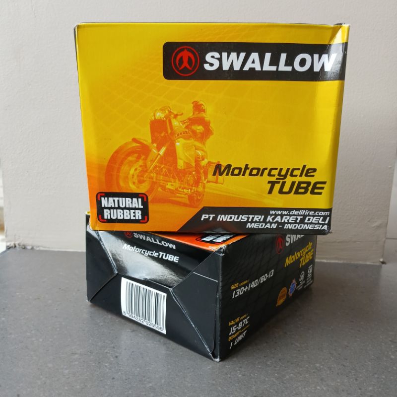 Ban Dalam Motor SWALLOW 130+140/60-13 Untuk Ban Ukuran (130/60-13 , 130/70-13 , 140/60-13)