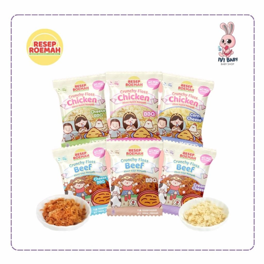 

Resep Roemah Crunchy Floss | Abon Sehat Anak | No MSG