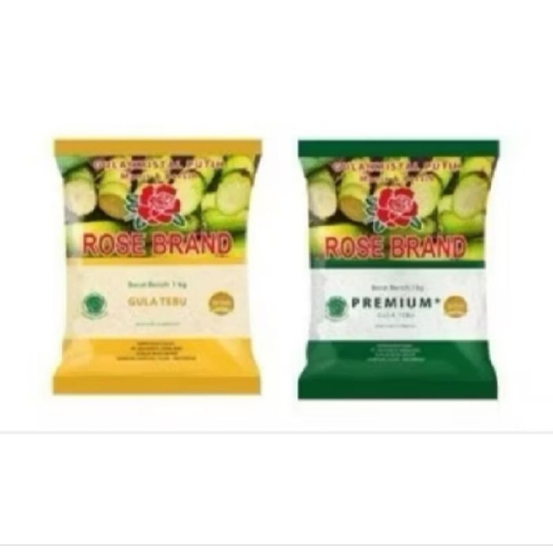 

rose brand gula pasir 1kg murni tebu pilihan