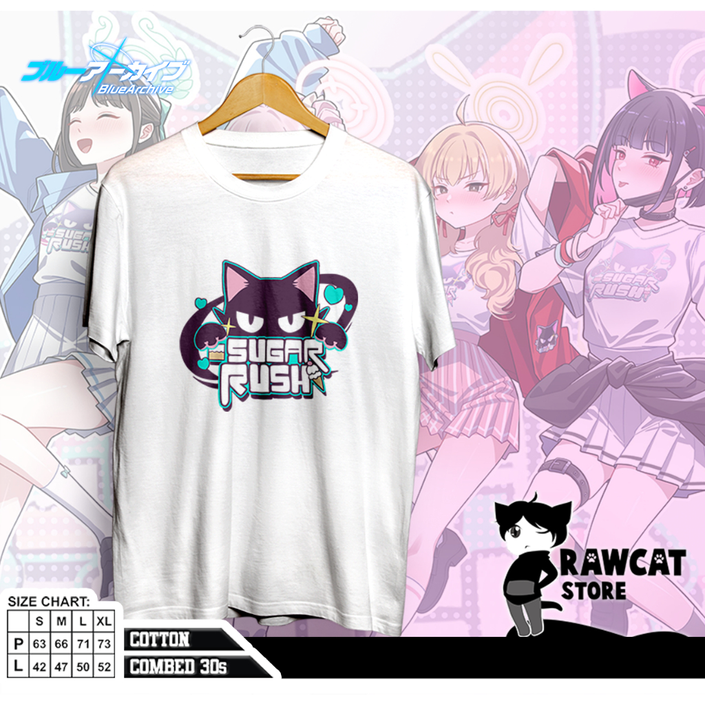 KAOS BLUE ARCHIVE SUGAR RUSH