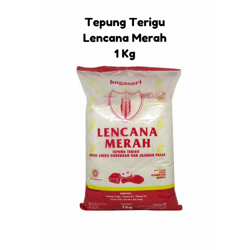 

Tepung Lencana Merah 1 Kg
