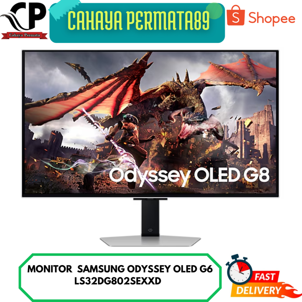 SAMSUNG LS32DG802SEXXD MONITOR ODYSSEY OLED G8 G80SD UHD 240Hz LS32DG802SEXXD