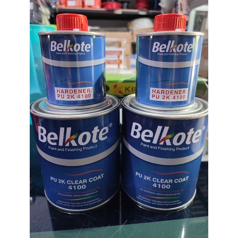 BELKOTE Clear Coat/ PU Clear Belkote/ PU 2K Clear Coat 4100 + Hardener
