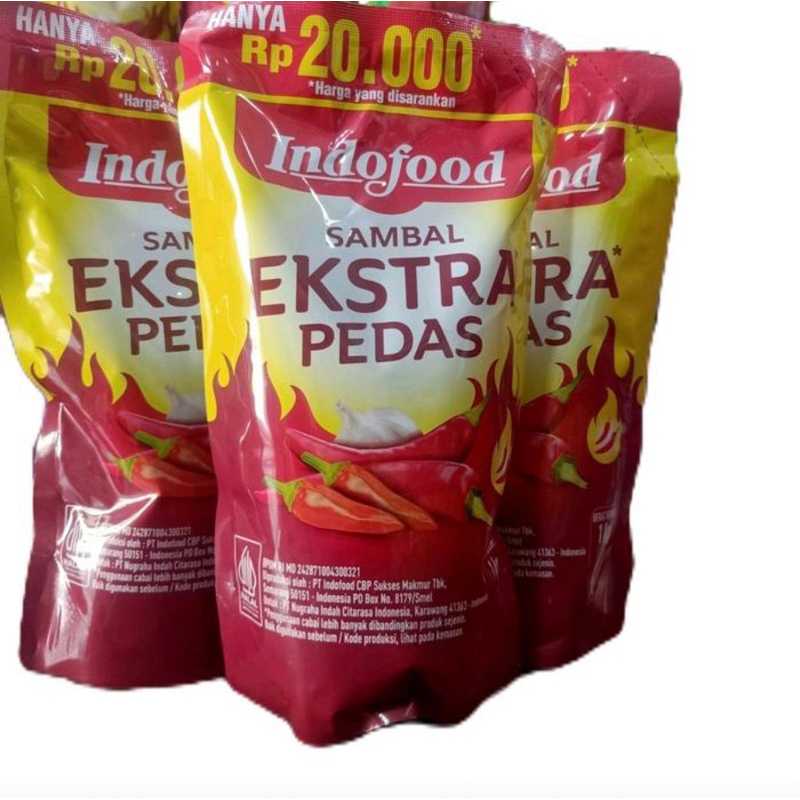 

Sambal Extra Pedas Indofood 1kg